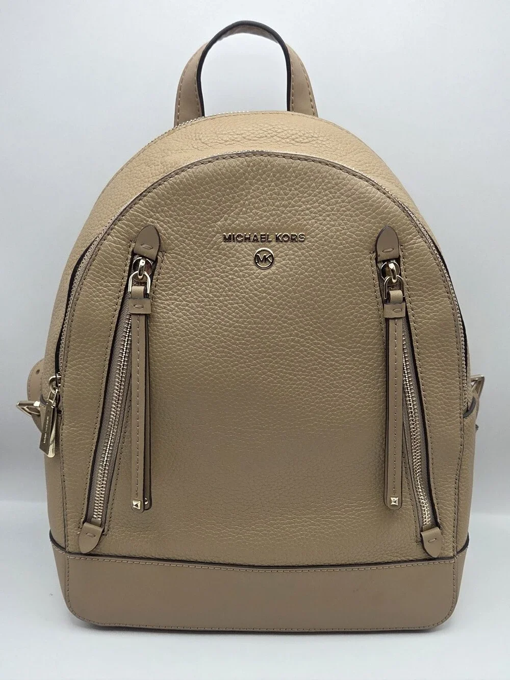 Michael Kors Brooklyn Medium Pebbled Leather Backpack